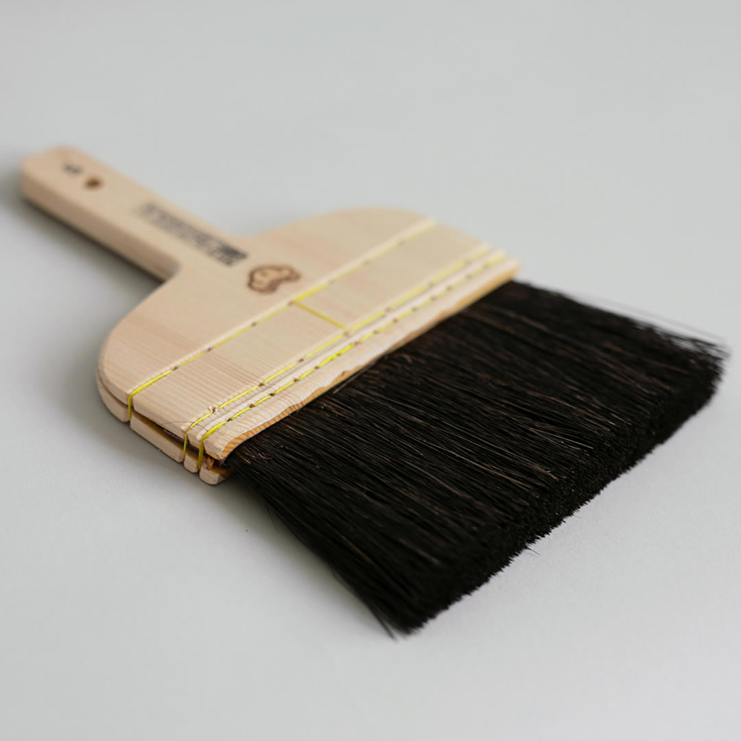 Benjinjiu brush bristles / Smoothing Brush with Tsuku (Plant) hair